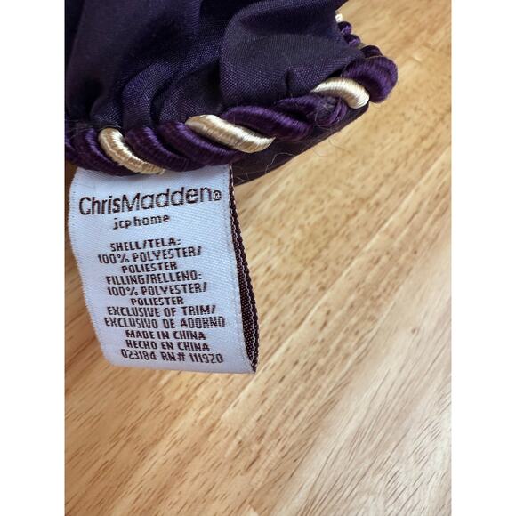 Chris Madden by JC Penney Pillows for bed or sofa and two shams with tassels - Picture 8 of 9